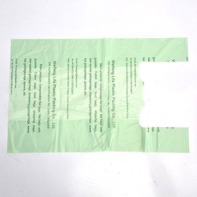 Consigli personalizzati di plastica biodegradabile compostabile
