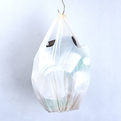 Stampa di magliette biodegradabili imballaggi per lo shopping sacchetti di plastica con maniglia per supermercati