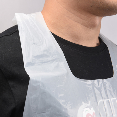 Apron in plastica PE monouso ecologico colorato per scopi medici