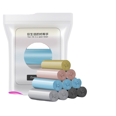 Colorevole borsa di plastica a bocca piatta per ufficio e hotel Disegno a rotoli in vari colori