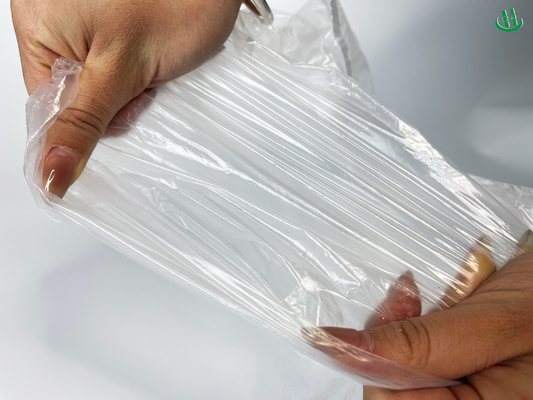 Sacchetti di imballaggio in rotoli alimentari in plastica trasparente HDPE personalizzati