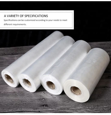 Sacchetti di imballaggio in rotoli alimentari in plastica trasparente HDPE personalizzati