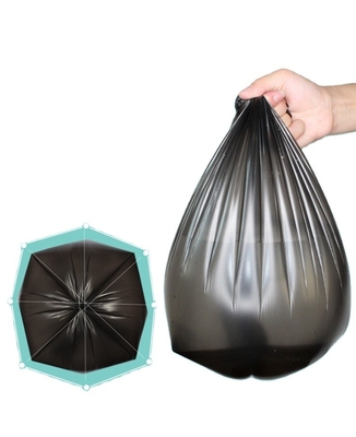Big Black Plastic Flat Mouth Spessore Bag Garbage Custom Order da parte dei produttori