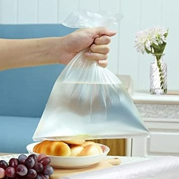 Sacchetti di plastica trasparente 5-40 mic di spessore Ideale per il pane Frutta Verdura
