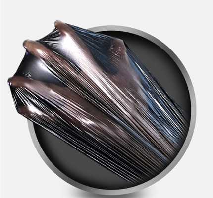 Sacchetti di rifiuti sigillati con stella forte in HDPE/LDPE/LLDPE nero per contenitori di cestini per rifiuti per ufficio
