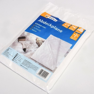 5Spessore da 0,5 a 12,5 micron Copertura di polvere di plastica per mobili trasparenti usa e getta