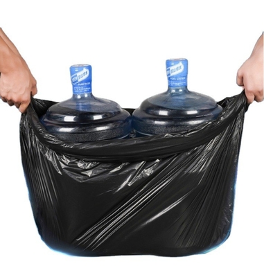 Industriale Domestica Borsa da spazzatura usa e getta personalizzata Borse da spazzatura di plastica nera per uso pesante