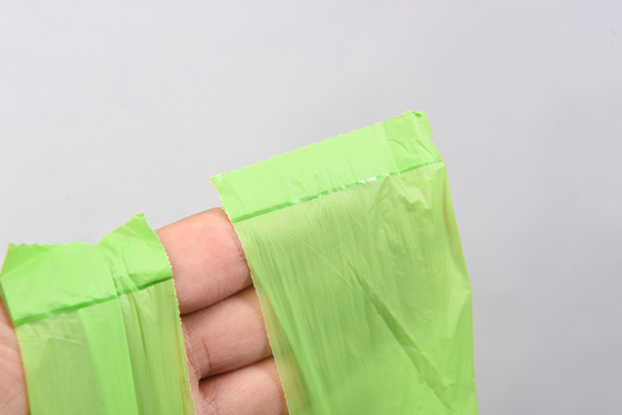 40% verde Struttura del materiale da risorsa biologica Prodotti alimentari personalizzati Sacchetti di plastica riutilizzabili