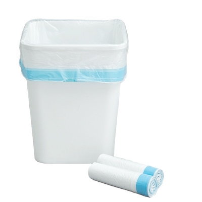 Sacchetti di plastica a corda per uso domestico personalizzati con il proprio logo al costo