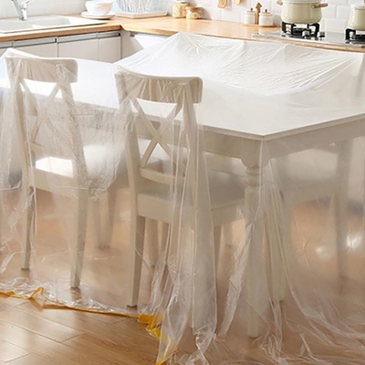 Copertura anti-polvere per mobili in plastica a prova di umidità verde Spessore 5,5-12,5 micron Personalizzato