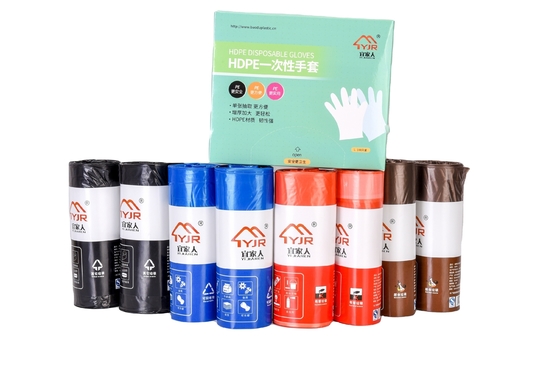 Struttura del materiale HDPE/LDPE sigillo stellare sacchetto da rifiuti in plastica ecologico e certificato
