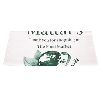 Stampa del logo PET PETAL PE Borsa di plastica personalizzata con maniglia Flexiloop e stampa personalizzata