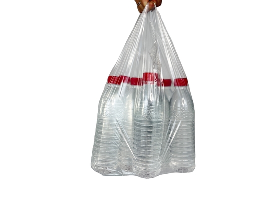 Stampa del logo PET PETAL PE Borsa di plastica personalizzata con maniglia Flexiloop e stampa personalizzata