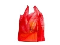 Stampa del logo PET PETAL PE Borsa di plastica personalizzata con maniglia Flexiloop e stampa personalizzata