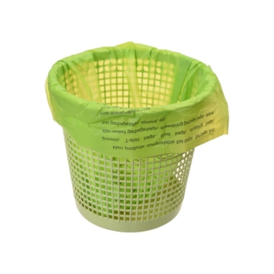 Ordine su misura Sacchetti di plastica biodegradabili bianchi verdi Spessore trasparente Sacchetti su misura