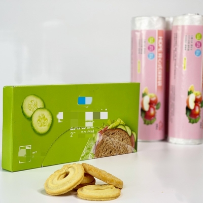 Sacchetto di imballaggio per alimenti in plastica in PE biodegradabile su rotolo per una protezione chiara e fresca