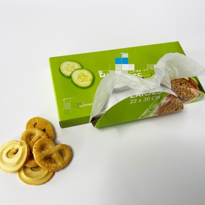 Sacchetto di imballaggio per alimenti in plastica in PE biodegradabile su rotolo per una protezione chiara e fresca