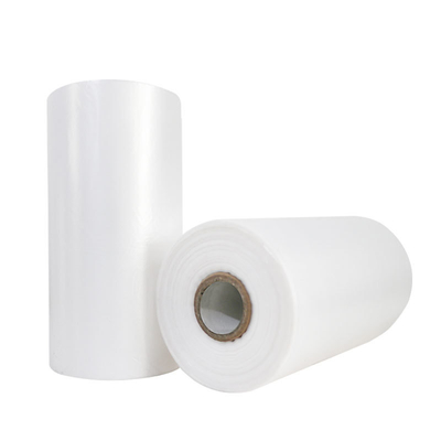 Sacchetto alimentare piatto biodegradabile in HDPE trasparente stampato su rotolo per supermercati 5-100 Mic