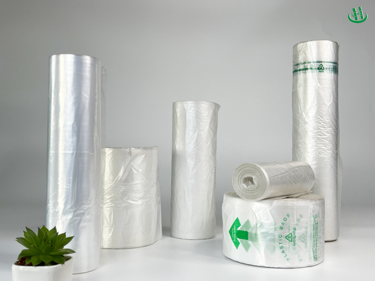 Sacchetto di plastica spessito per la casa 5-100 mic Spessore giubbotto a quattro colori Sortire rifiuti