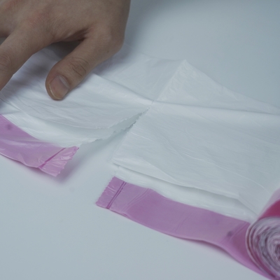 Tasse a corda progettate per la spazzatura rifiuti HDPE rifiuti sacchetti di plastica imballaggi personalizzati