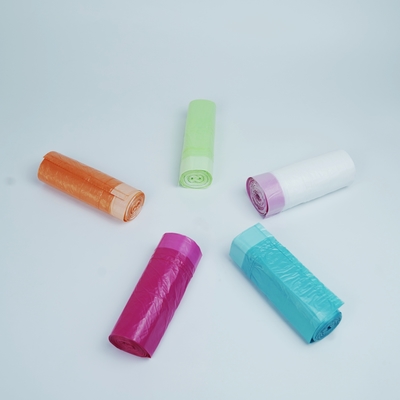 Tasse a corda progettate per la spazzatura rifiuti HDPE rifiuti sacchetti di plastica imballaggi personalizzati