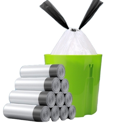 Sacchetti a stringa polifunzionali contenitori di rifiuti in plastica in PE su rotolo per rifiuti