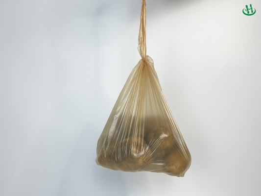 Sacchetto perforato traspirante per frutta e verdura, sacchetto di plastica spessito bianco trasparente