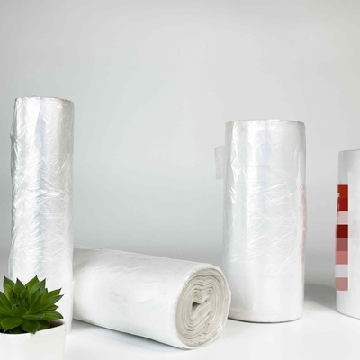 Taschino per la spazzatura per prodotti per la casa tipo giubbotto HDPE/LDPE/LLDPE Taschino di plastica nera monouso