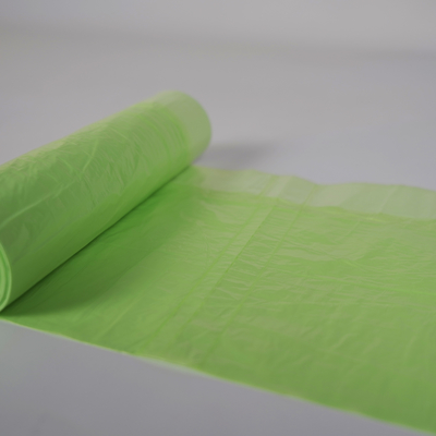 Sacchetto per rifiuti monouso in HDPE colorato con chiusura a corda
