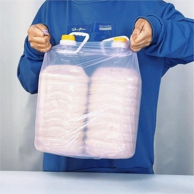 Impressione offset su misura Sacchetto di spazzatura di plastica piatta senza corda di trazione