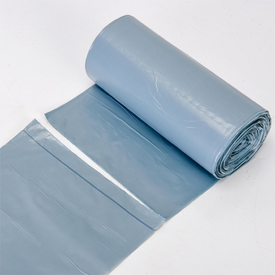 Sacchetto della spazzatura in plastica nera ad alta densità con stampa offset