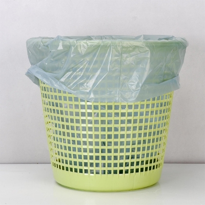 Sacchetto della spazzatura in plastica nera ad alta densità con stampa offset