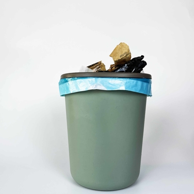 Stampa offset Ordine personalizzato 2023 Borsa da spazzatura a corda degradabile Borsa di plastica