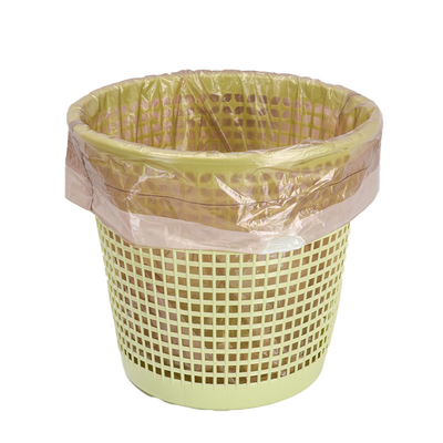 Sacchetti della spazzatura con corda di trazione in plastica HDPE