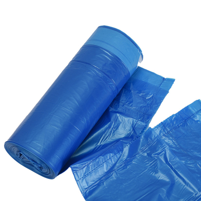Sacchetti della spazzatura con corda di trazione in plastica HDPE