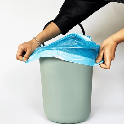 Sacchetto di fondo quadrato Sacchetti da spazzatura per la cucina Spazzatura PE Sacchetto di plastica biodegradabile