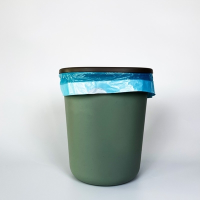 Confezionatori di sacchetti per rifiuti in plastica HDPE piegate individualmente su rotolo su ordinazione personalizzata
