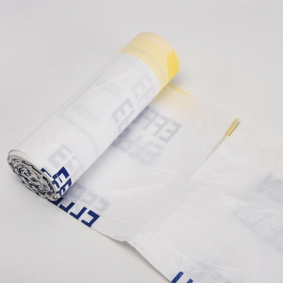 Green o colore personalizzato Sacchetto di spazzatura di plastica in rotolo con spessore da 5 a 50 micron