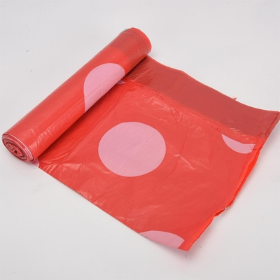 Spessore di 5-50 micron Green Custom Logo Printing Orange Plastic Scum Bag