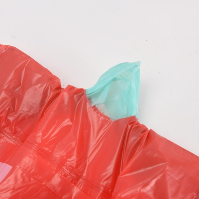 Spessore di 5-50 micron Green Custom Logo Printing Orange Plastic Scum Bag