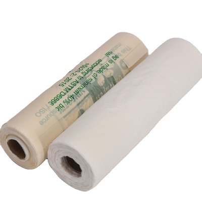 Ordine personalizzato accettato 35L Biodegradable bin liners per lo smaltimento dei rifiuti ecologici