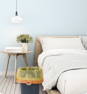 Ordine personalizzato accettato 13 galloni HDPE/LDPE/LLDPE sacchetto di spazzatura di plastica per le esigenze personalizzate