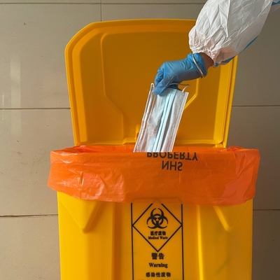 Bagno di contenitore per bidoni della spazzatura di rifiuti medici in HDPE/LDPE/LLDPE stampato in offset con disegno personalizzato