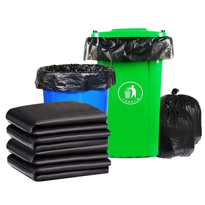 Dimensioni personalizzate Piegato individualmente HDPE Plastico Pulizzatore Imballaggio Sacchetto della spazzatura