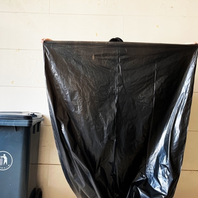 Dimensioni personalizzate Piegato individualmente HDPE Plastico Pulizzatore Imballaggio Sacchetto della spazzatura