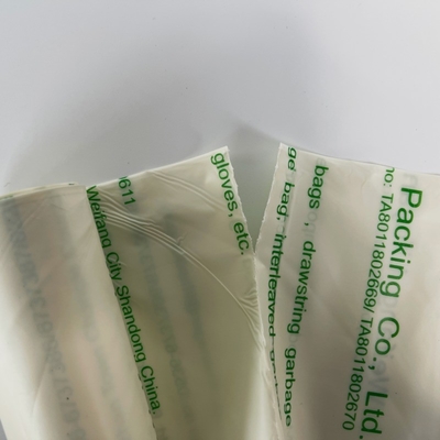 T-shirt biodegradabile con sacchetto in rotolo realizzato in materiale PBAT per imballaggi ecologici