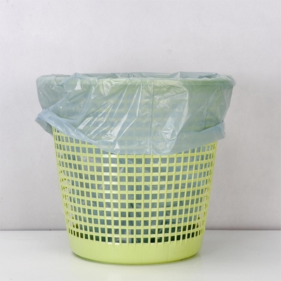 4 galloni di rifiuti di plastica, sacchetti di imballaggio per rifiuti trasparenti e piccoli, in materiale LLDPE