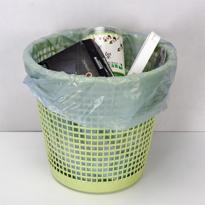 4 galloni di rifiuti di plastica, sacchetti di imballaggio per rifiuti trasparenti e piccoli, in materiale LLDPE