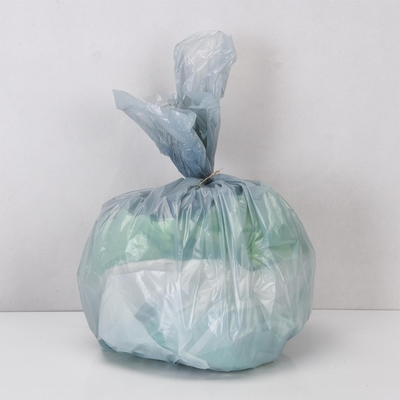 4 galloni di rifiuti di plastica, sacchetti di imballaggio per rifiuti trasparenti e piccoli, in materiale LLDPE