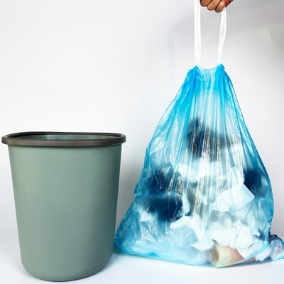Accettazione di ordini personalizzati Rollo di sacchetto per la spazzatura a corda profumata in HDPE/LDPE/LLDPE
